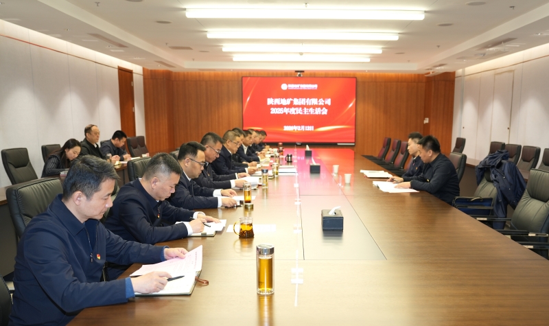 陜西地礦集團領導班子召開2025年度民主生活會